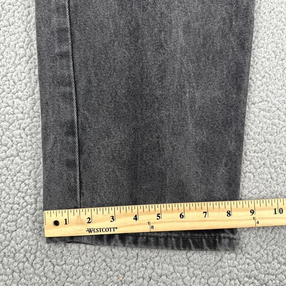 Levi's 560 Loose Fit Tapered Leg Jeans Men 38x34 Black Baggy Marbled Denim